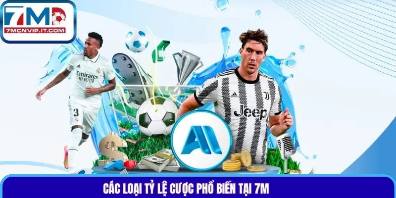 Các loại tỷ lệ cược phổ biến tại 7m